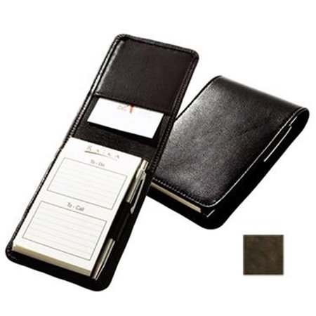 RAIKA Note Case with Pen Brown VI 125 BROWN